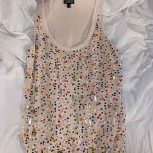 Express Sequin Tank Top
